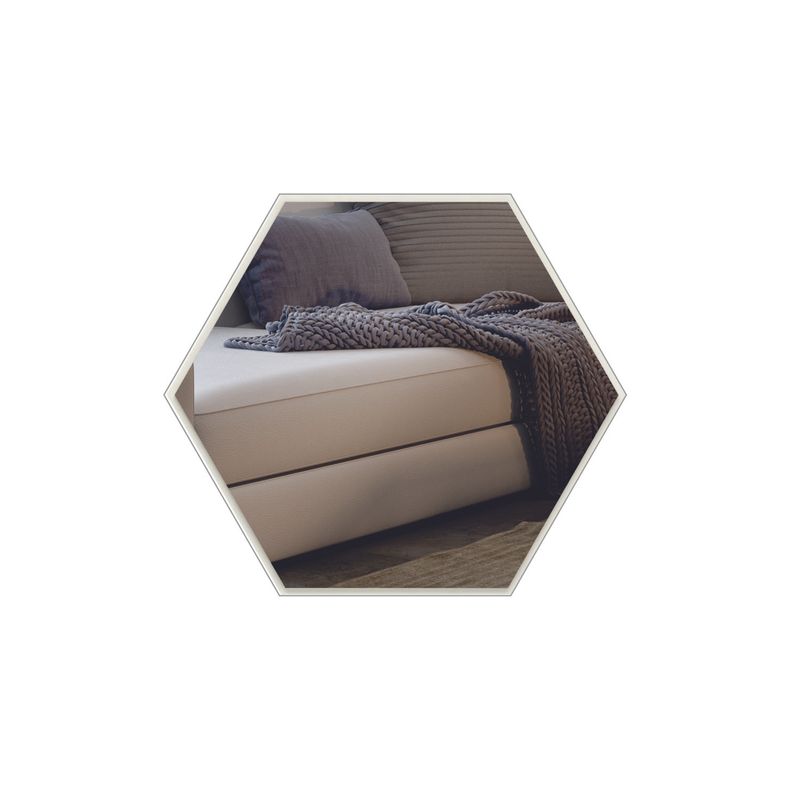 EspelhoHexagonoLogusPequenocorOffWhiteBrilho35cmLARG56527