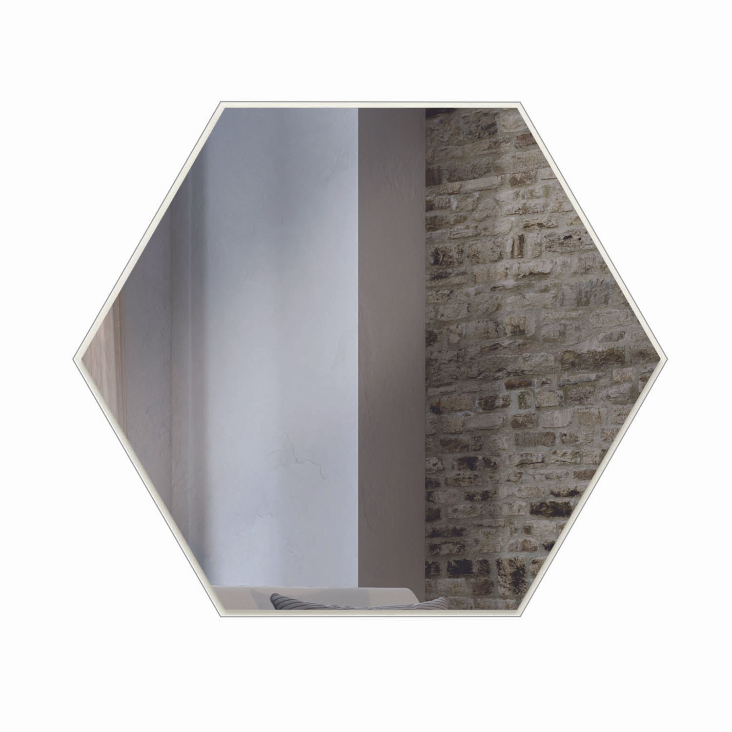 Espelho-Hexagono-Logus-Grande-cor-Off-White-Brilho-69-cm--LARG----56528