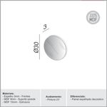 EspelhoRedondoLunesPequenocorOffWhiteBrilho30cmDIAM56532