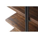 EstantePartitioncorRusticBrowncomEstruturaemAcoGrafite200MTLARG46388