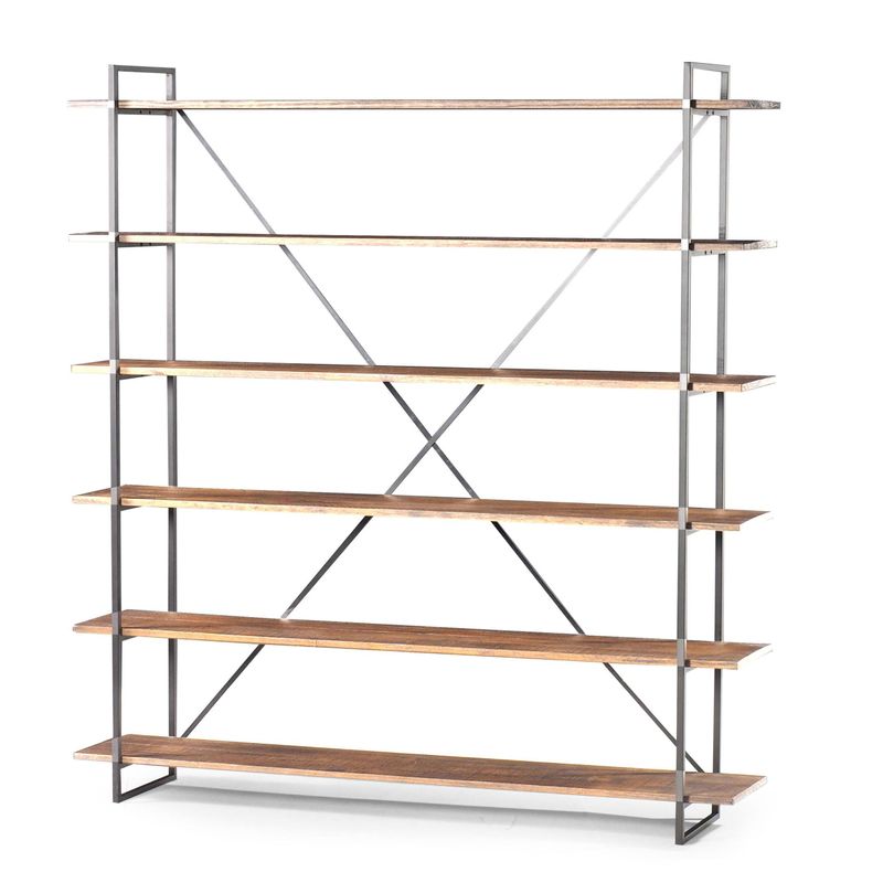 EstanteSpotlightemMadeiraDriftwoodcomEstruturaAcoGrafite140MTLARG56725