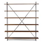 EstanteSpotlightemMadeiraRusticBrowncomEstruturaAcoGrafite140MTLARG55625