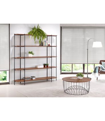 Estante Lógica Pinhão Estrutura em Ferro Preto 1,80 MT (LARG) - 56891