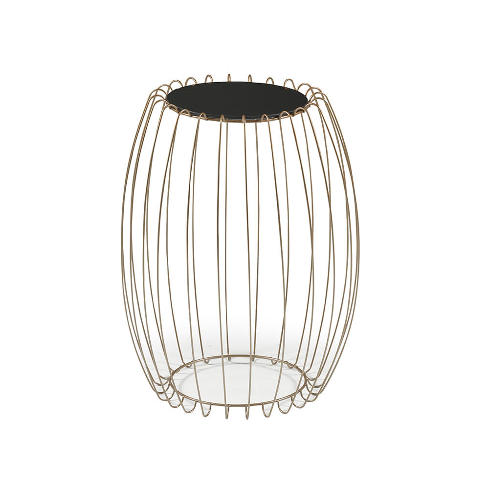 Mesa-Lateral-Creta-59-cm--ALT--com-Tampo-de-Vidro-Preto-Base-Aco-Cobre---56935