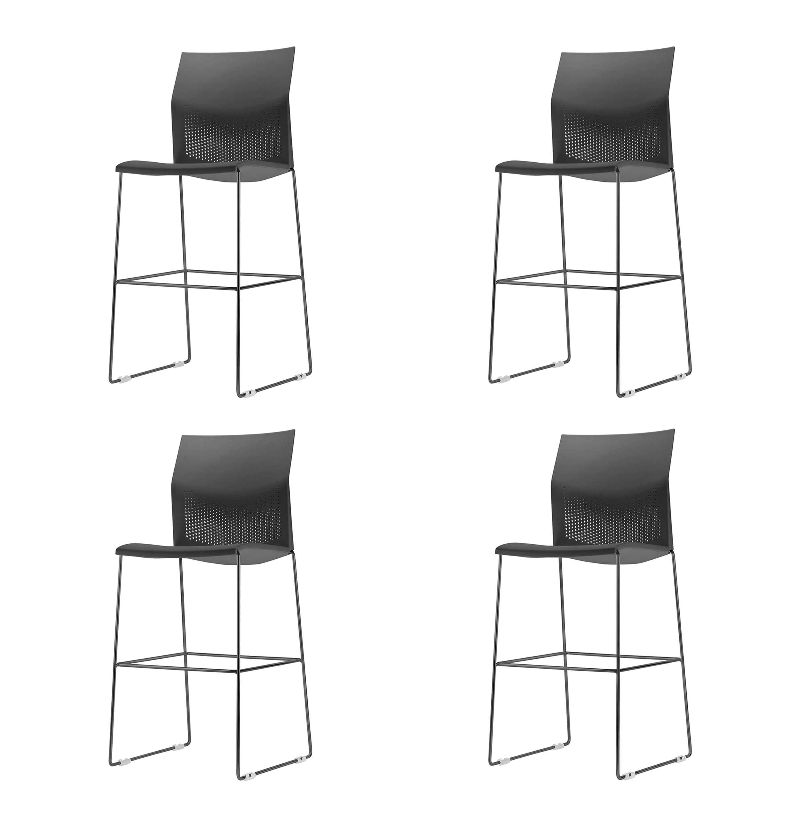Kit-4-Banquetas-Connect-Base-Fixa-Preta---57585-