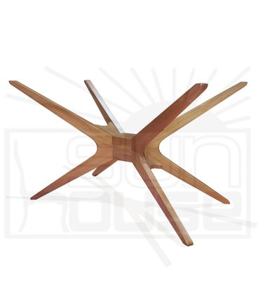 Base Mesa de Jantar Retangular XS cor Amendoa 101cm - 45825