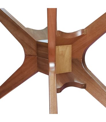 Base Mesa de Jantar Retangular XS cor Amendoa 101cm - 45825