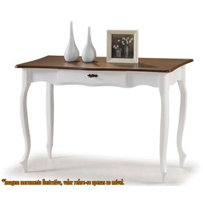 Aparador Elegance Branco Com Imbuia Pes Luiz XV 1,15mt (Larg) - 58850