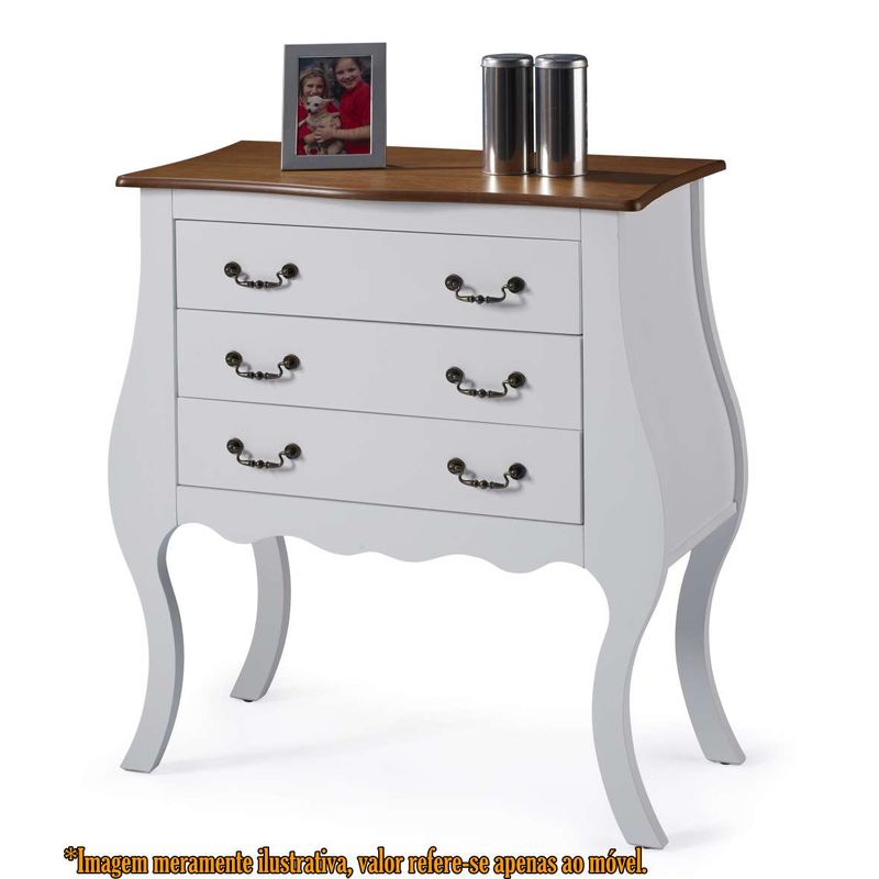 ComodaElegance3GavetasBrancoComImbuia90cmLarg58860