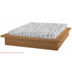 Cama de Casal Morfeu cor Freijo 1,65 MT (LARG) - 59044