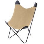 PoltronaButterflyEstruturaemFerrocomAssentoemCanvacorMarrom53516