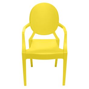 Cadeira Louis Ghost INFANTIL com Braco cor Amarelo - 53504