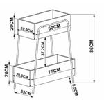 EstanteHuescaVermontEstruturaPreta75cmLARG56976