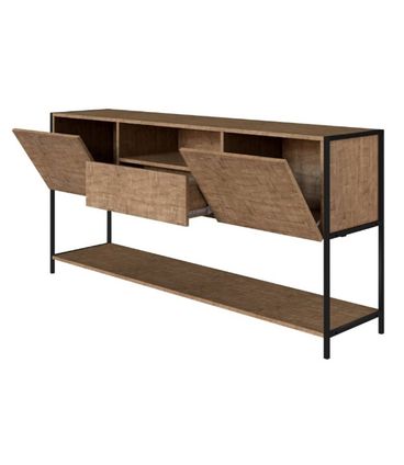 Balcao Buffet Vermont Estrutura Preta 160cm - 57311