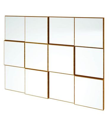 Quadro Espelho Argos Medio 1,00 MT (LARG) cor Freijo - 59690