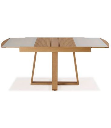 Mesa Malau Elastica Tampo Vidro Fendi Claro 122cm - 59720