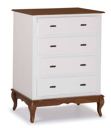 Comoda Malci Branca 4 Gavetas 116cm - 59786