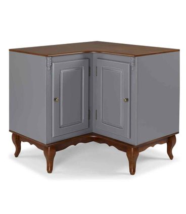 Balcao de Canto Cinza Escuro 2 Portas 95cm - 59810