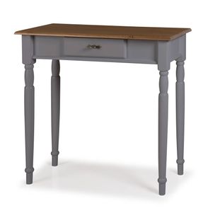 Aparador Mini Elegance Cinza Escuro Pes Torneados 80cm - 59845