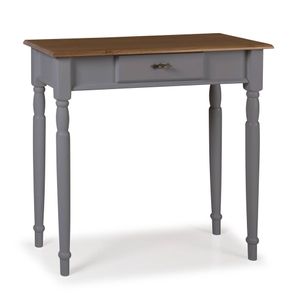 Aparador Mini Elegance Cinza Escuro Pes Torneados 80cm - 59845