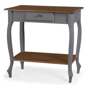 Aparador Elegance Cinza Escuro Pes Luiz XV Com Prateleira 80cm - 59865
