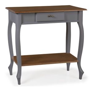Aparador Elegance Cinza Escuro Pes Luiz XV Com Prateleira 80cm - 59865