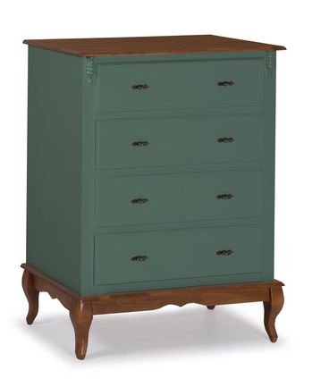 Comoda Malci Verde Musgo 4 Gavetas 116cm - 59896