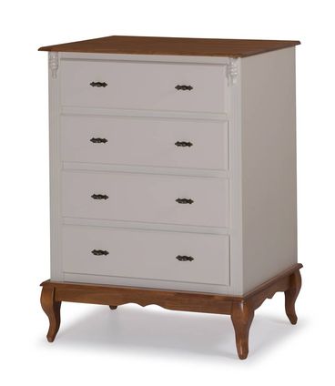 Comoda Malci Off White 4 Gavetas 116cm - 59897