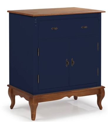 Balcão Fiona Azul Petróleo 2 Portas 1 Gaveta 99cm - 59917