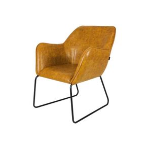 Poltrona Elite Caramelo Base Preta 84cm - 60066