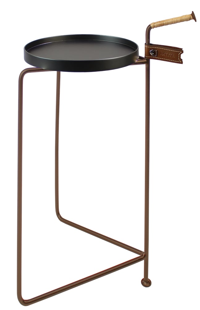 Mesa-de-Apoio-Leon-Alta-Tampo-Laca-Preta-com-Base-Aco-Corten