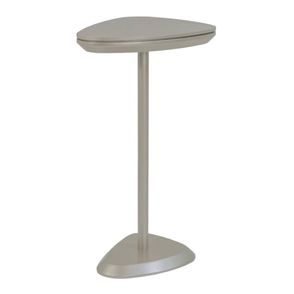 Mesa Apoio Elsinki Baixa Carvalho Metalizado Aluminium Base e Haste Aco Aluminium 55cm - 60231