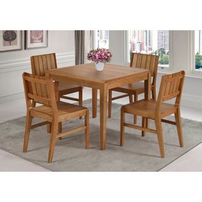 Cadeira Salvador Verniz Jatoba Encosto Ripado 43cm - 40725