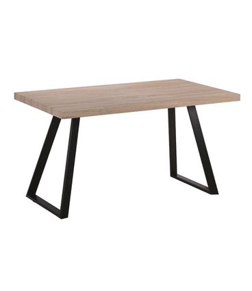 Mesa Jantar Puerto Tampo MDF Base Aco Preto 120cm - 53174