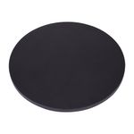 MesaBistroLuisianacomTampoRedondoPretode60cmBaseFerroPreta60572