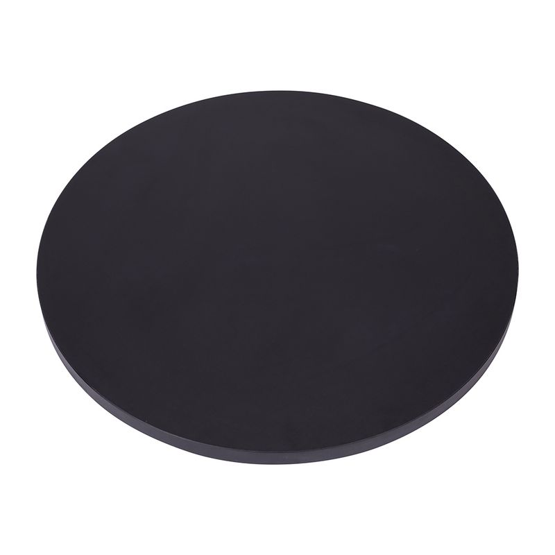 MesaBistroLuisianacomTampoRedondoPretode60cmBaseFerroPreta60572