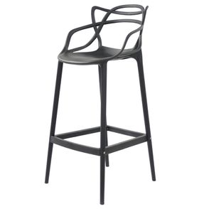 Banqueta Aviv em Polipropileno Preto 109cm - 57529