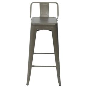Banqueta Tolix com Encosto cor Bronze 93 cm - 61194
