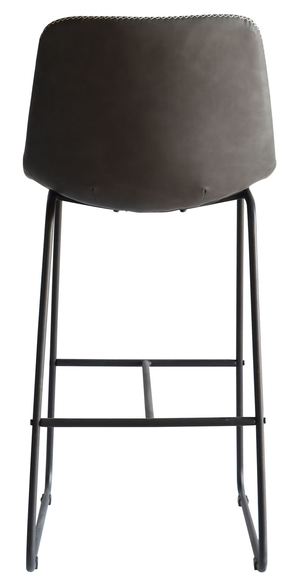 Banqueta-Oxford-Couro-Ecologico-Cinza-Vintage-com-Base-Aco-106-cm---61205