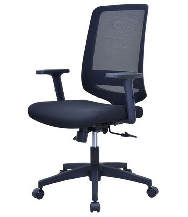 Cadeira Office Shanghai Tela Preta com Base Nylon - 61262