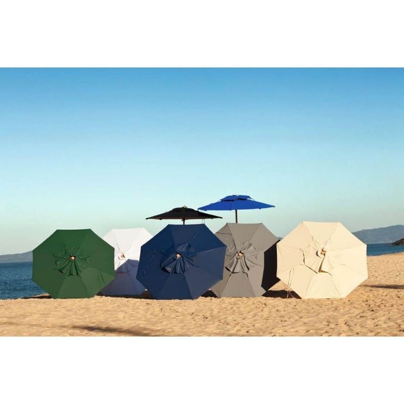 OmbreloneLeblonBrancoemMadeiraCentral240memTecidoBagun