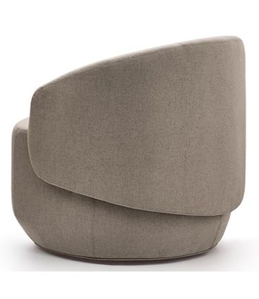 Poltrona Ananda Giratoria Cinza 75cm - 61783