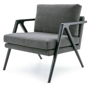 Poltrona Vertice Grafite Base Preta 76cm - 61818