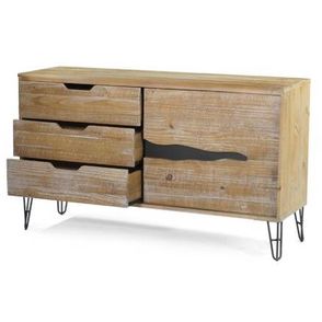 Buffet Aspen Metal Grafite DriftWood 152cm - 61838