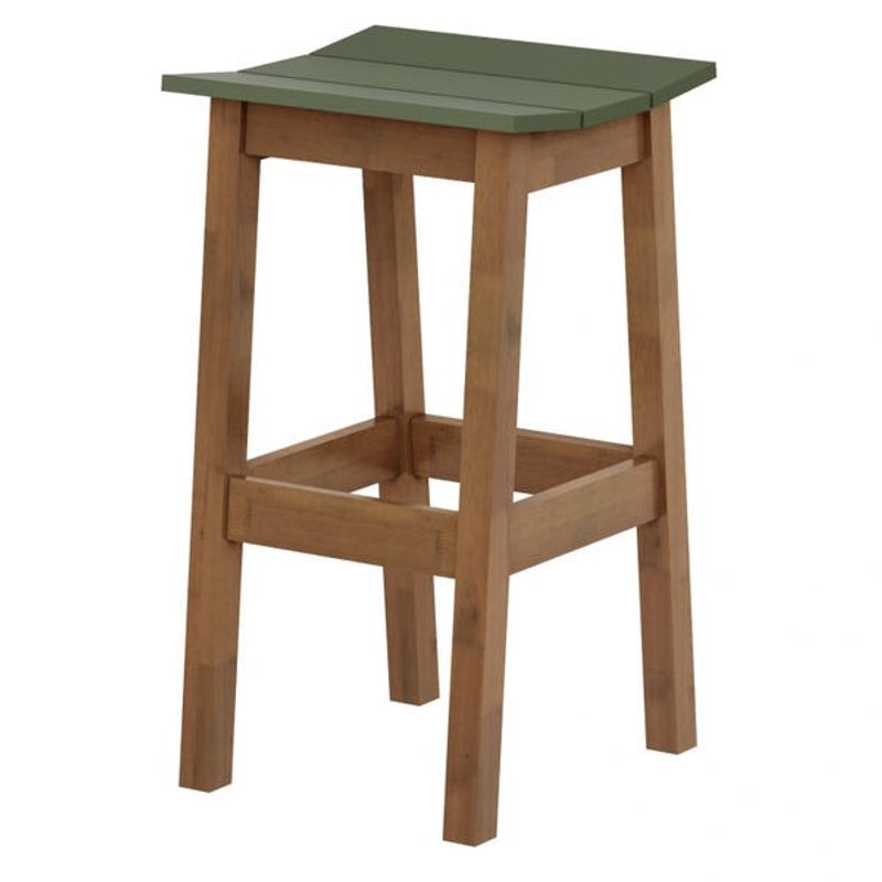 BanquetaBentoAssentoLacaVerdeMusgocomBasePinhao70cm51495