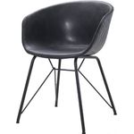 CadeiraSienacomBracoPUPretoBaseAcoPintado61862