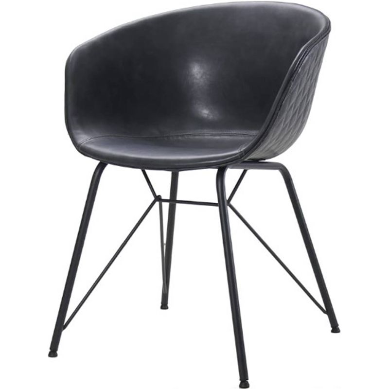 CadeiraSienacomBracoPUPretoBaseAcoPintado61862