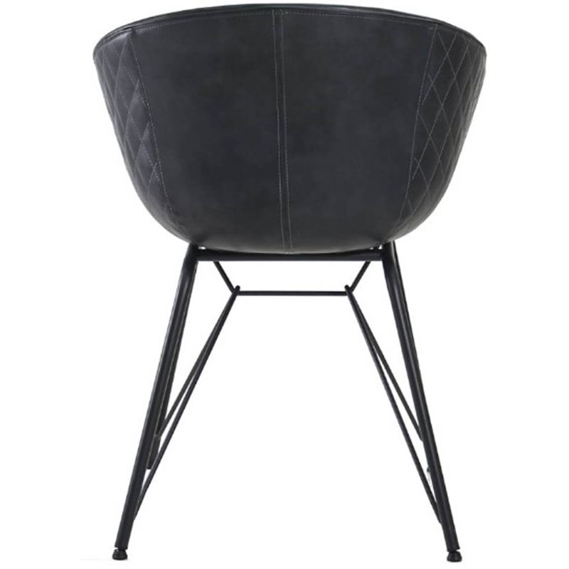 CadeiraSienacomBracoPUPretoBaseAcoPintado61862