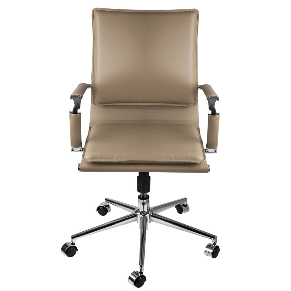 Cadeira-Office-Eames-Baixa-Assento-Courino-Caramelo-com-Base-Cromada---61947