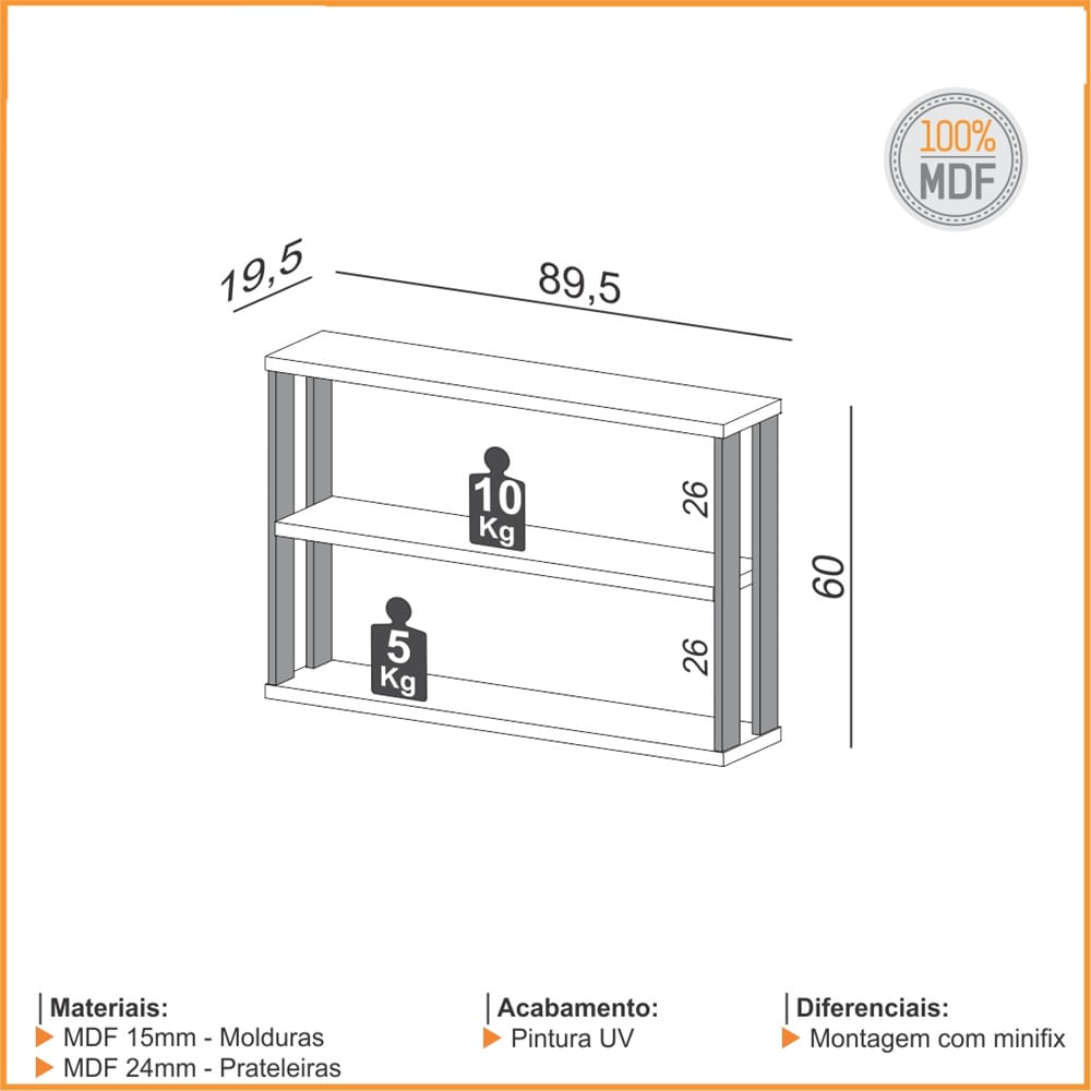 Nicho-Retangular-Cleveland-cor-Freijo-com-Preto-Fosco-90-cm---62306